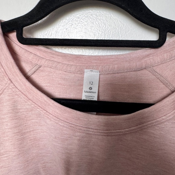 Lululemon Tuck & Gather Pullover Heathered Mod Faint Coral - Picture 7 of 9